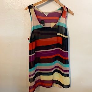 Multicolor GUESS brand tank NWT